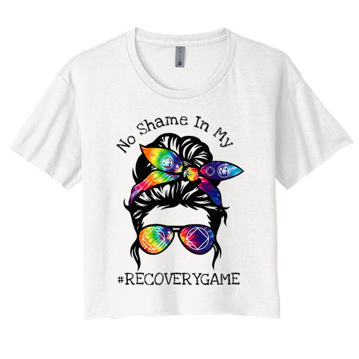 Narcotics Anonymous Womens Sobriety Gifts AA NA Crop Top