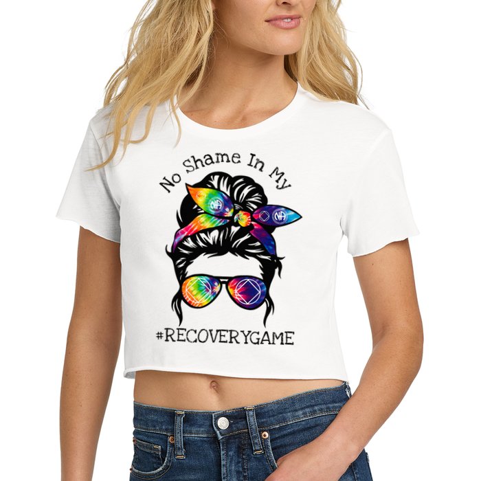 Narcotics Anonymous Womens Sobriety Gifts AA NA Crop Top