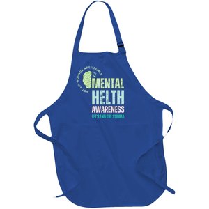 Not All Wounds Are Visible Tal Health Awareness Cool Gift Full-Length Apron With Pockets