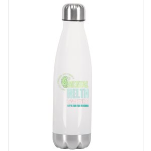 Not All Wounds Are Visible Tal Health Awareness Cool Gift Stainless Steel Insulated Water Bottle