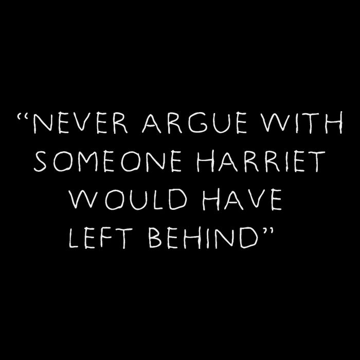 Never Argue With Someone Harriet Would Have Left Behind Flatbill Hat