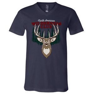 North American Wilderness Club Deer V-Neck T-Shirt