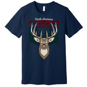 North American Wilderness Club Deer Premium T-Shirt