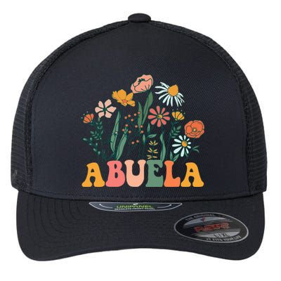 New Abuela Wildflower First Birthday & Baby Shower Flexfit Unipanel Trucker Cap