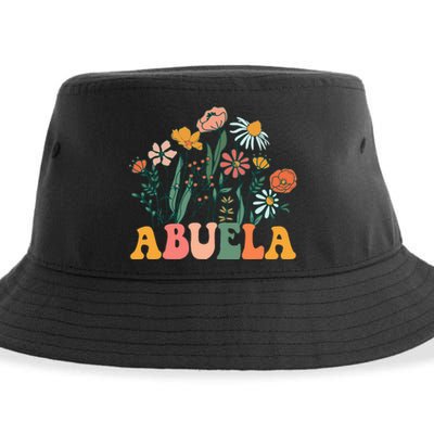 New Abuela Wildflower First Birthday & Baby Shower Sustainable Bucket Hat