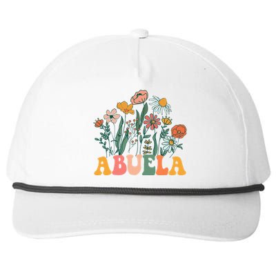 New Abuela Wildflower First Birthday & Baby Shower Snapback Five-Panel Rope Hat