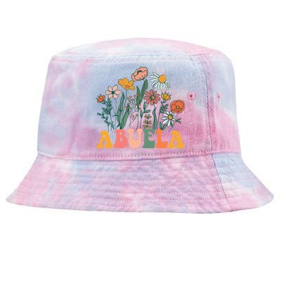 New Abuela Wildflower First Birthday & Baby Shower Tie-Dyed Bucket Hat