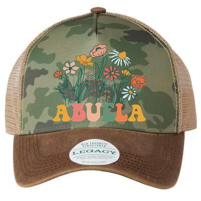 New Abuela Wildflower First Birthday & Baby Shower Legacy Tie Dye Trucker Hat