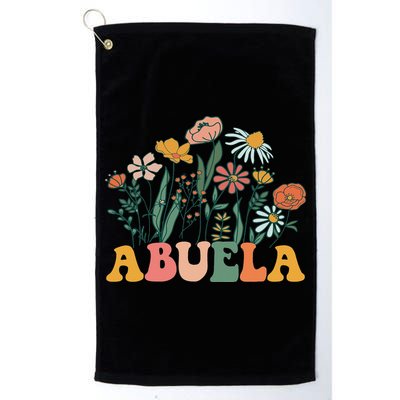 New Abuela Wildflower First Birthday & Baby Shower Golf Towel