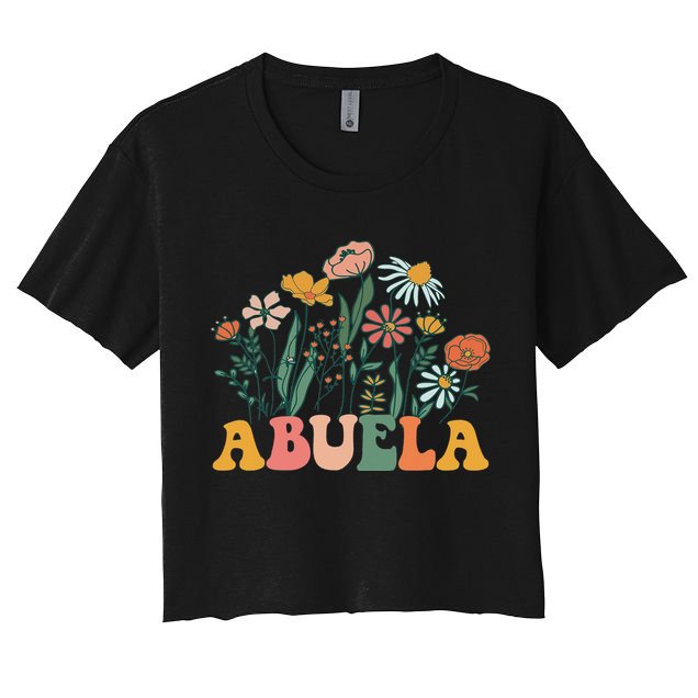 New Abuela Wildflower First Birthday & Baby Shower Crop Top