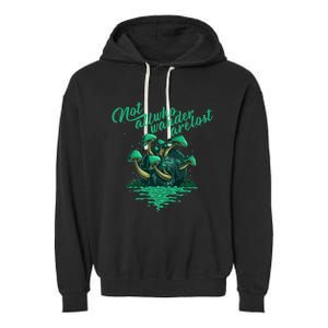 Not All Who Wander Are Lost Garment-Dyed Fleece Hoodie