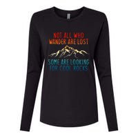 Not All Who Wander Are Lost Some Are Looking Womens Cotton Relaxed Long Sleeve T-Shirt