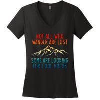 Not All Who Wander Are Lost Some Are Looking Women's V-Neck T-Shirt