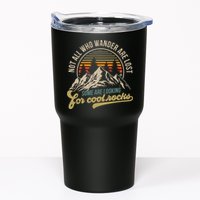 Not All Who Wander Are Lost Some Are Looking For Cool Rocks Tumbler