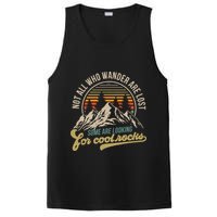 Not All Who Wander Are Lost Some Are Looking For Cool Rocks PosiCharge Competitor Tank