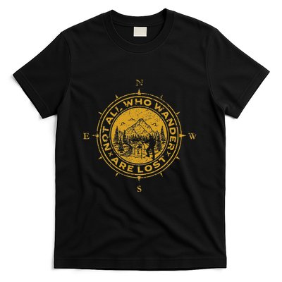 Not All Who Wander Are Lost Compass T-Shirt