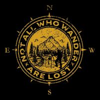 Not All Who Wander Are Lost Compass Sustainable Bucket Hat
