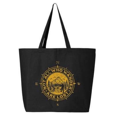 Not All Who Wander Are Lost Compass 25L Jumbo Tote