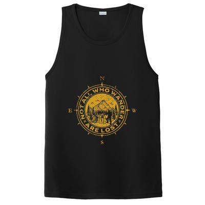 Not All Who Wander Are Lost Compass PosiCharge Competitor Tank