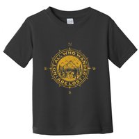 Not All Who Wander Are Lost Compass Toddler T-Shirt