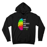 Not All Wounds Are Visible Mental Health Awareness Hoodie