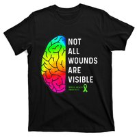 Not All Wounds Are Visible Mental Health Awareness T-Shirt