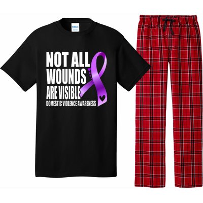 Not All Wounds Are Visible Domestic Violence Awareness Pajama Set