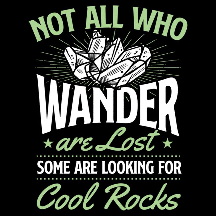 Not All Who Wander Are Lost Some Are Looking For Cool Rocks Impact Tech Backpack