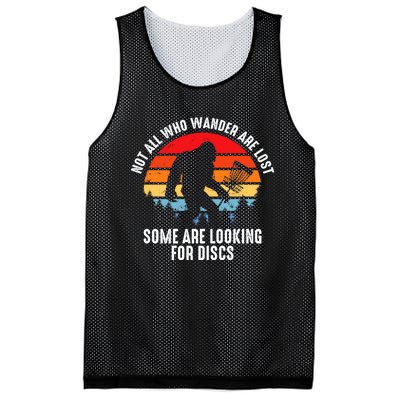 Not All Who Wander Are Lost Some Are Looking For Discs Plus Size Mesh Reversible Basketball Jersey Tank