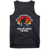 Not All Who Wander Are Lost Some Are Looking For Discs Plus Size Tank Top