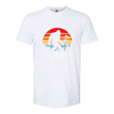 Not All Who Wander Are Lost Some Are Looking For Discs Plus Size Softstyle CVC T-Shirt