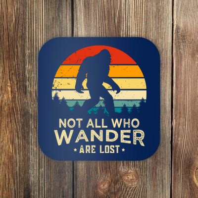 Not All Who Wander Are Lost Funny Plus Size Coaster