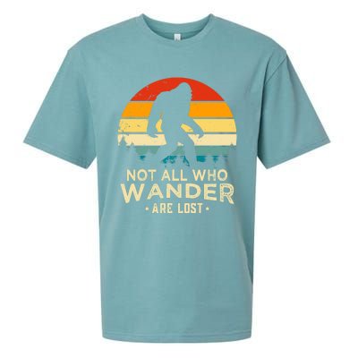 Not All Who Wander Are Lost Funny Plus Size Sueded Cloud Jersey T-Shirt