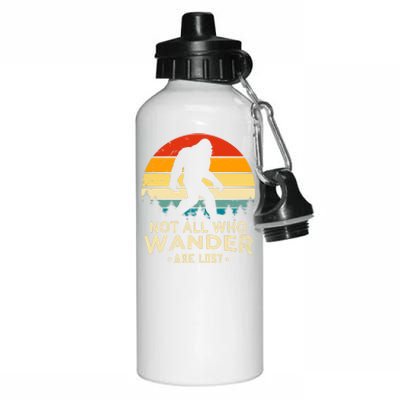 Not All Who Wander Are Lost Funny Plus Size Aluminum Water Bottle