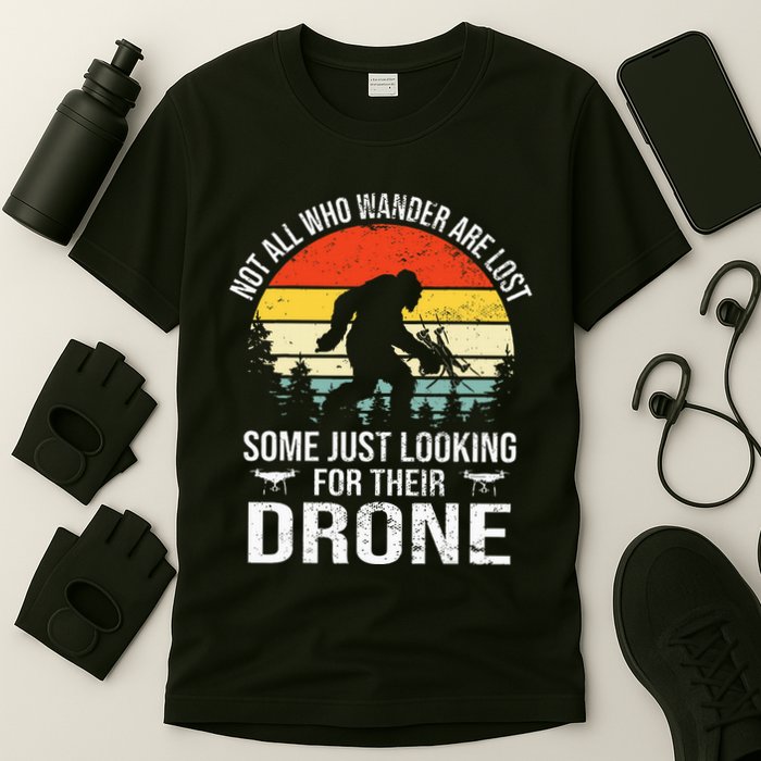 Not All Who Wander Are Lost Rc Drone Pilot Quadcopter Fpv T-Shirt
