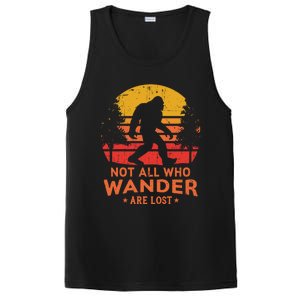 Not All Who Wander Are Lost Bigfoot Design PosiCharge Competitor Tank