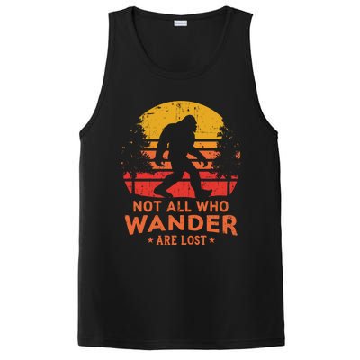 Not All Who Wander Are Lost Bigfoot Design PosiCharge Competitor Tank