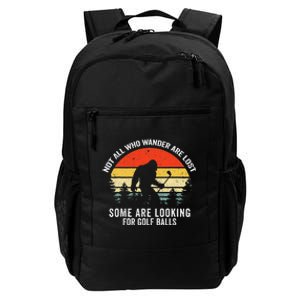 Not All Who Wander Are Lost Bigfood Retro Daily Commute Backpack