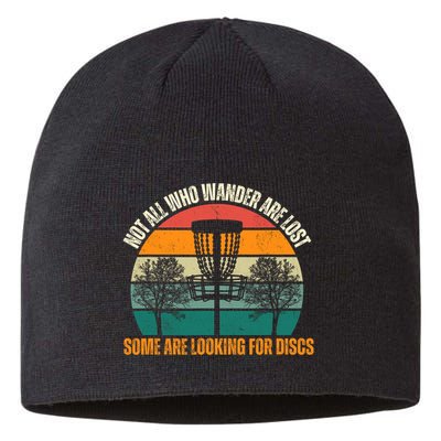 Not All Who Wander Are Lost Some Are Looking For Discs Sustainable Beanie