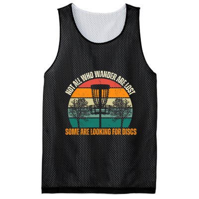 Not All Who Wander Are Lost Some Are Looking For Discs Mesh Reversible Basketball Jersey Tank