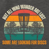 Not All Who Wander Are Lost Some Are Looking For Discs Vector Backpack