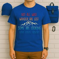 Not All Who Wander Are Lost Some Are Looking For Cool Rocks T-Shirt