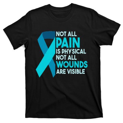 Not All Wounds Are Visible PTSD Warrior T-Shirt