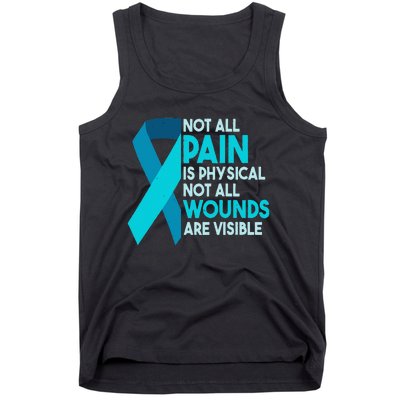 Not All Wounds Are Visible PTSD Warrior Tank Top