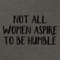 Not All Women Aspire To Be Humble Cotton Canvas Backpack