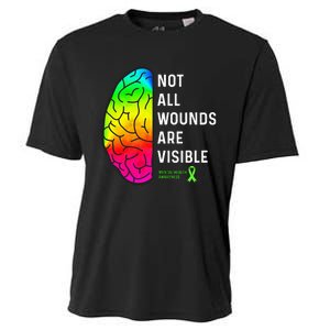 Not All Wounds Are Visible Mental Health Awareness Cooling Performance Crew T-Shirt