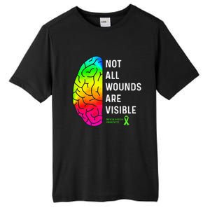 Not All Wounds Are Visible Mental Health Awareness Tall Fusion ChromaSoft Performance T-Shirt