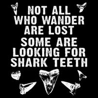 Not All Who Wander Are Lost Some Are Looking For Shark Teeth Mesh Reversible Basketball Jersey Tank