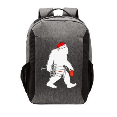 Not All Who Wander Are Lost Disc Golf Bigfoot Christmas Vector Backpack