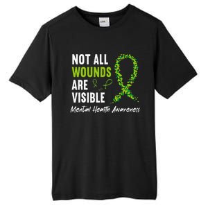 Not All Wounds Are Visible Mental Health Awareness Ribbon Tall Fusion ChromaSoft Performance T-Shirt